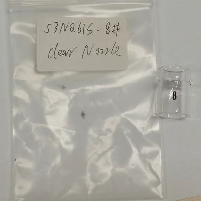 UPPERWELD 53NQ61S-8 Διαφανές γυάλινο ακροφύσιο Tig Torch Accessory για βελτιωμένη κάλυψη αερίου