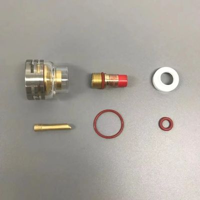 Ελαφρύ σχεδιασμό UPERWELD WP17/18/26 54NQCN 16 Διαφανές γυάλινο κουτί νυσέλας 2.4 για συγκόλληση TIG