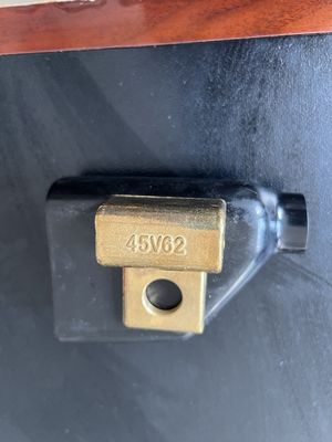 Κίτρινο 45V62 Δικτυακό Συνδετήρα TIG Torch Power Cable Adapter για εξαρτήματα συγκόλλησης TIG