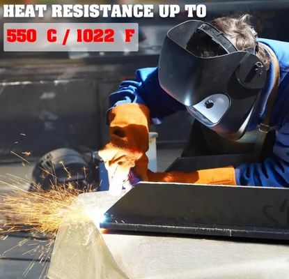 100% αντιφλεγμονώδης συγκόλληση κουβέρτα 6x8 πόδια 2 πακέτο με προστατευτικά γάντια για τα χέρια