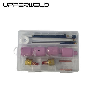 Επάνω συγκόλληση 14PCS TIG Επεξεργαζόμενο πυρσό για συγκόλληση Συσκευές κεραμικό ακροφύσιο για WP-9/20 Upperweld