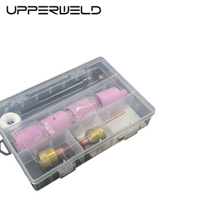 Επάνω συγκόλληση 14PCS TIG Επεξεργαζόμενο πυρσό για συγκόλληση Συσκευές κεραμικό ακροφύσιο για WP-9/20 Upperweld