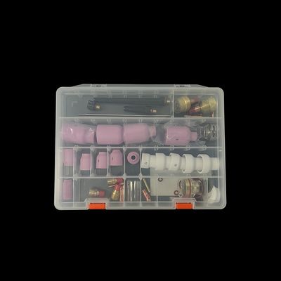 57PCS TIG Επεξεργαστήριο Φωτός Συσκευές Μεγάλο κεραμικό ακροφύσιο TIG Ανταλλακτικά σε ροζ