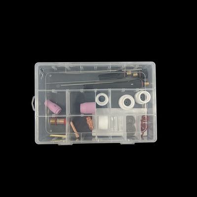 24PCS Αλουμινίου και Διαφανής Σφουγγαριού TIG συγκόλληση φακούς ανταλλακτικά για εξατομικευμένη υποστήριξη