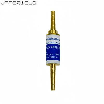 Επάνω συγκόλληση Flashback arrester για ρυθμιστή οξυγόνου 7000L/H ροή εργασίας