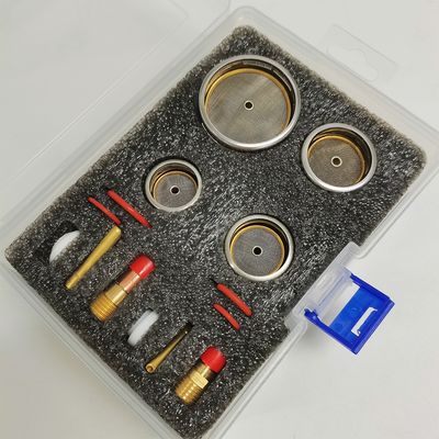 ΤΙΓ Συσκευές συγκόλλησης 26pc Κιτ Ατμοσφαιρίδιο για WP9 20 WP 17 18 26 TIG Διαφανής σαμπάνια ακροφύσιο