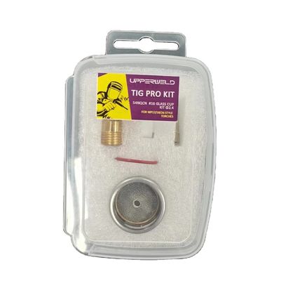 Προσαρμοσμένο Support Glass Ceramic Cup Clear Nozzle Kit για συγκόλληση TIG WP 9/20/17/18/26